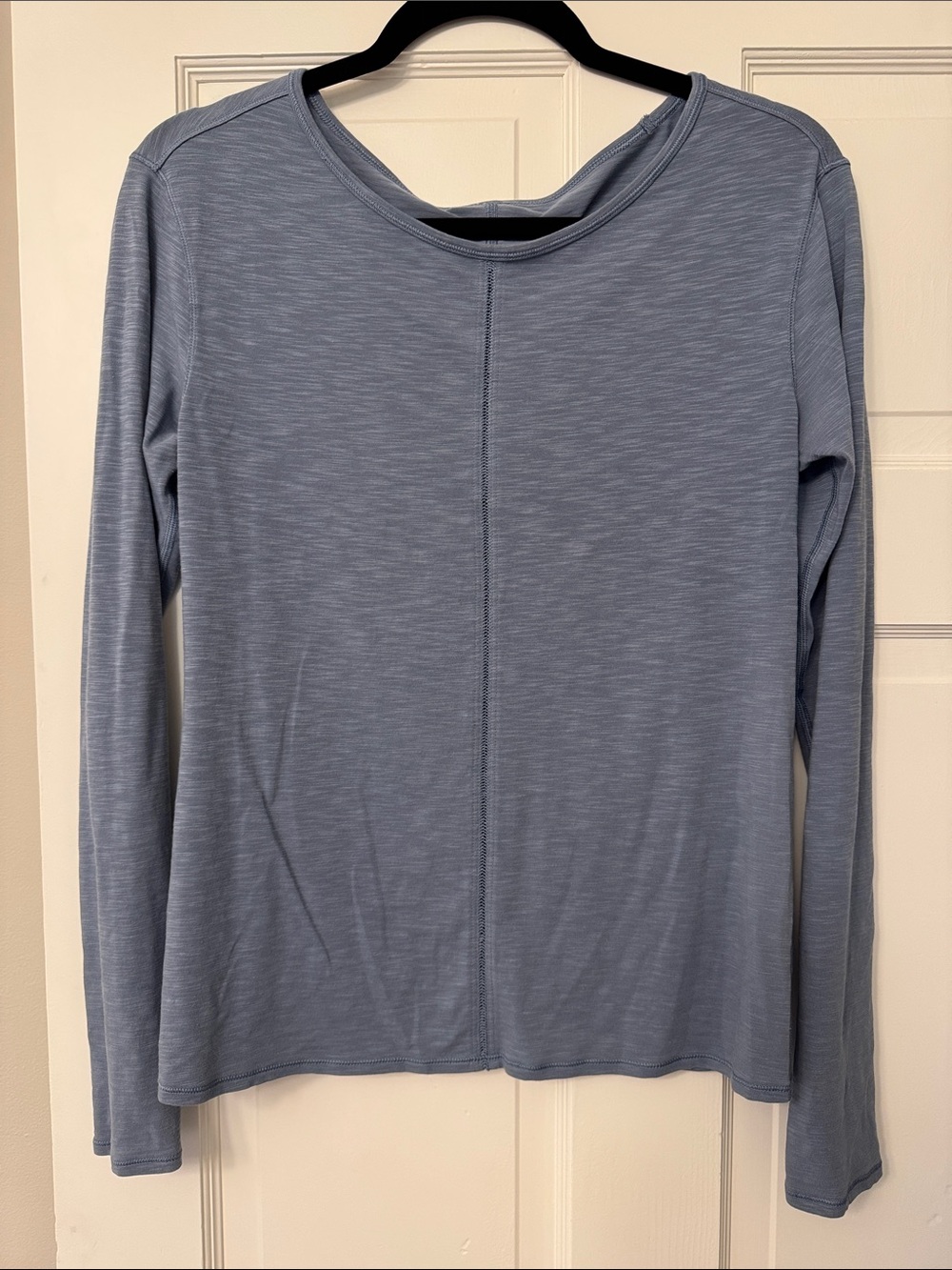 lululemon athletica Light Blue Long-Sleeve Crew Top